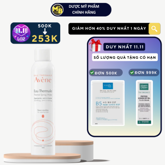 Xịt khoáng Avene Thermal Spring Water làm dịu da, cấp ẩm tức thì và giảm kích ứng