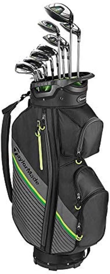 TaylorMade RBZ Speedlite Complete 13 Piece Set, Steel, LEFT Hand Handed Regular Flex Complete Golf Driver Wedge Iron Putter Club Set · v10