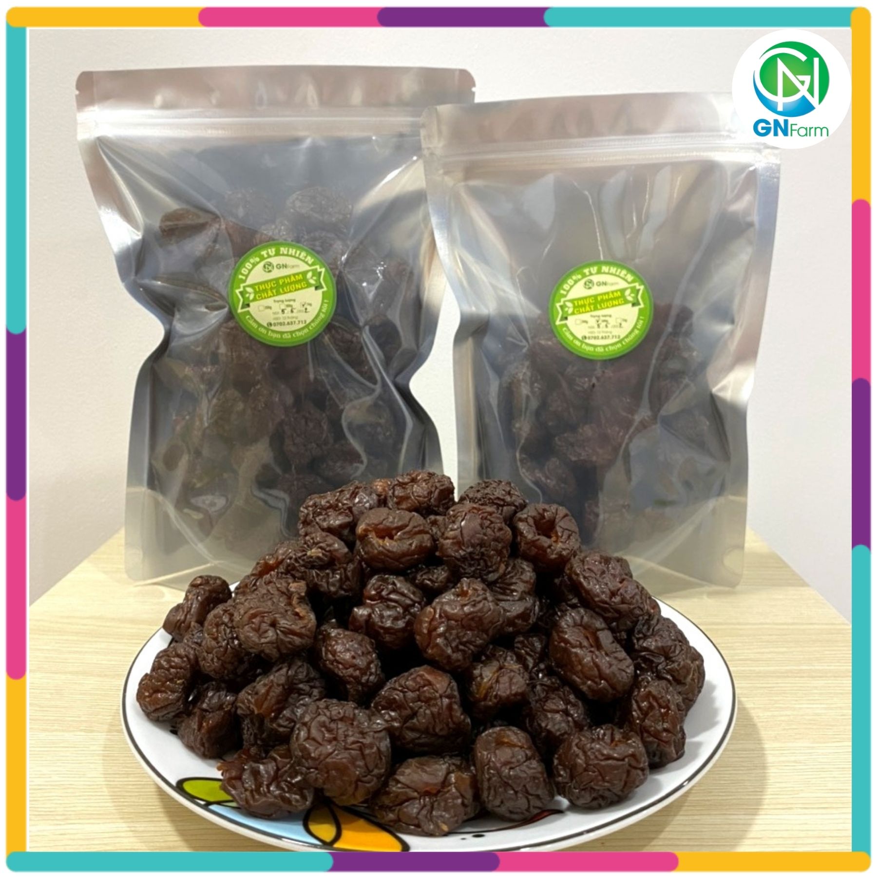 Ô Mai Mơ Xí Muội Đen Thái Lan Không Hạt Chua Mặn Ngọt Ăn Siêu Ghiền Loại Ngon - Túi 1kg