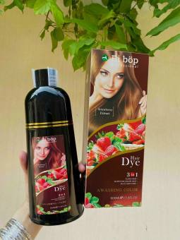 Dầu gội phủ bạc màu nâu Bi Bop Hair Dye A Washing Color 500ml - 4941839504887