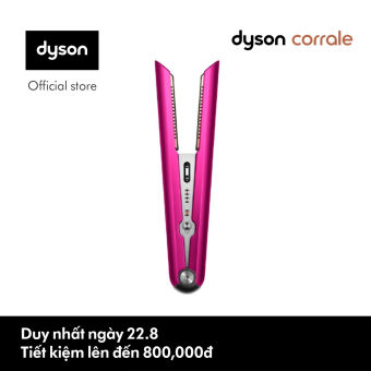 Máy duỗi tóc Dyson CorraleTM (Xám trắng/Hồng Fuchsia) - Từ Dyson Việt Nam-  Bảo hành 24 tháng [Trả góp 0% - Miễn phí vận chuyển]