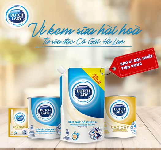 Kem Đặc Có Đường Dutch Lady Cô Gái Hà Lan