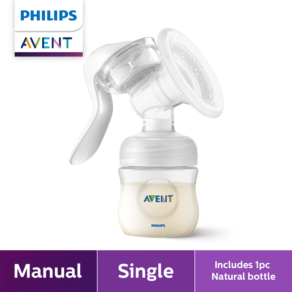 Philips AVENT Manual Breast Pump with Bottle