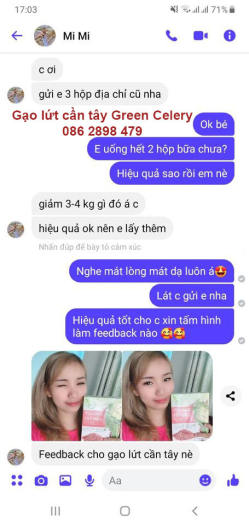 [ HOT ] Giảm cân tiêu mỡ không hại sức khỏe - Sinh tố Gạo Lứt Mix Cần Tây Green Celery