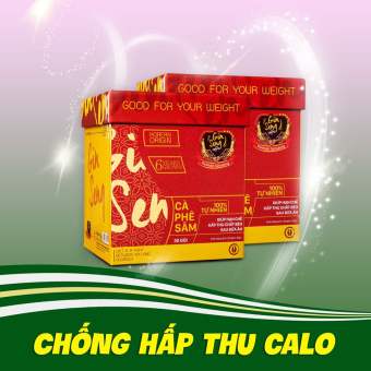 2 HỘP CÀ PHÊ SÂM GIẢM CÂN (GINSENG COFFEE)
