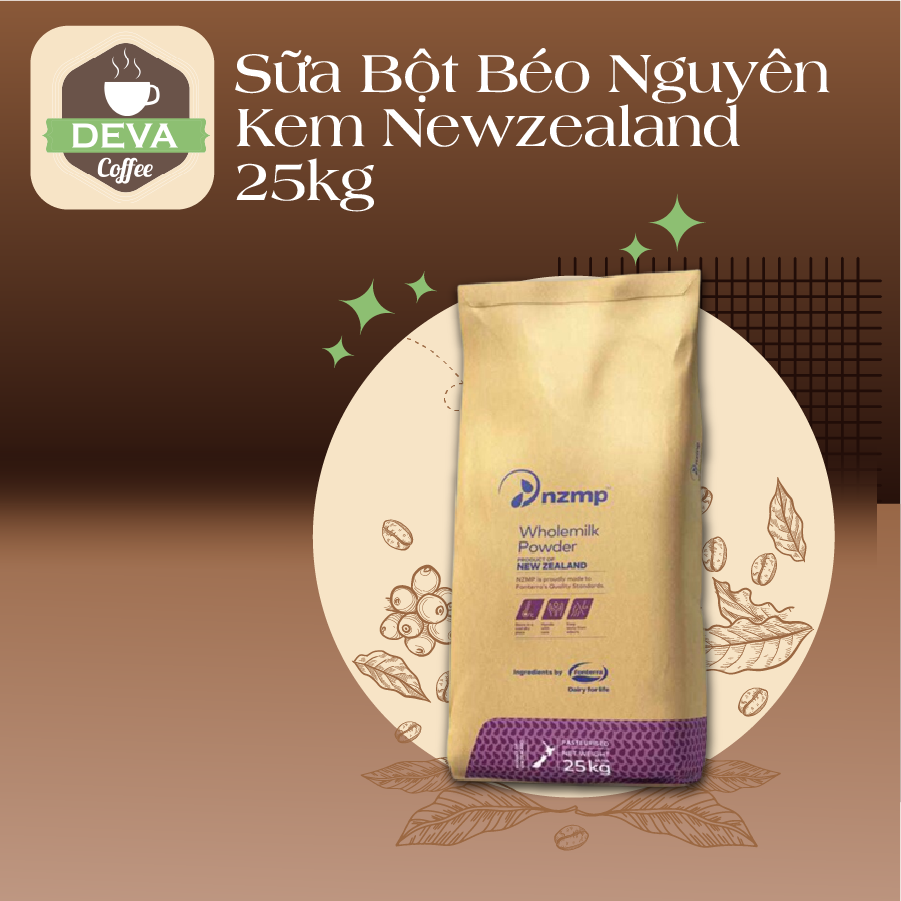 Sữa Bột Béo Nguyên Kem Newzealand 25kg
