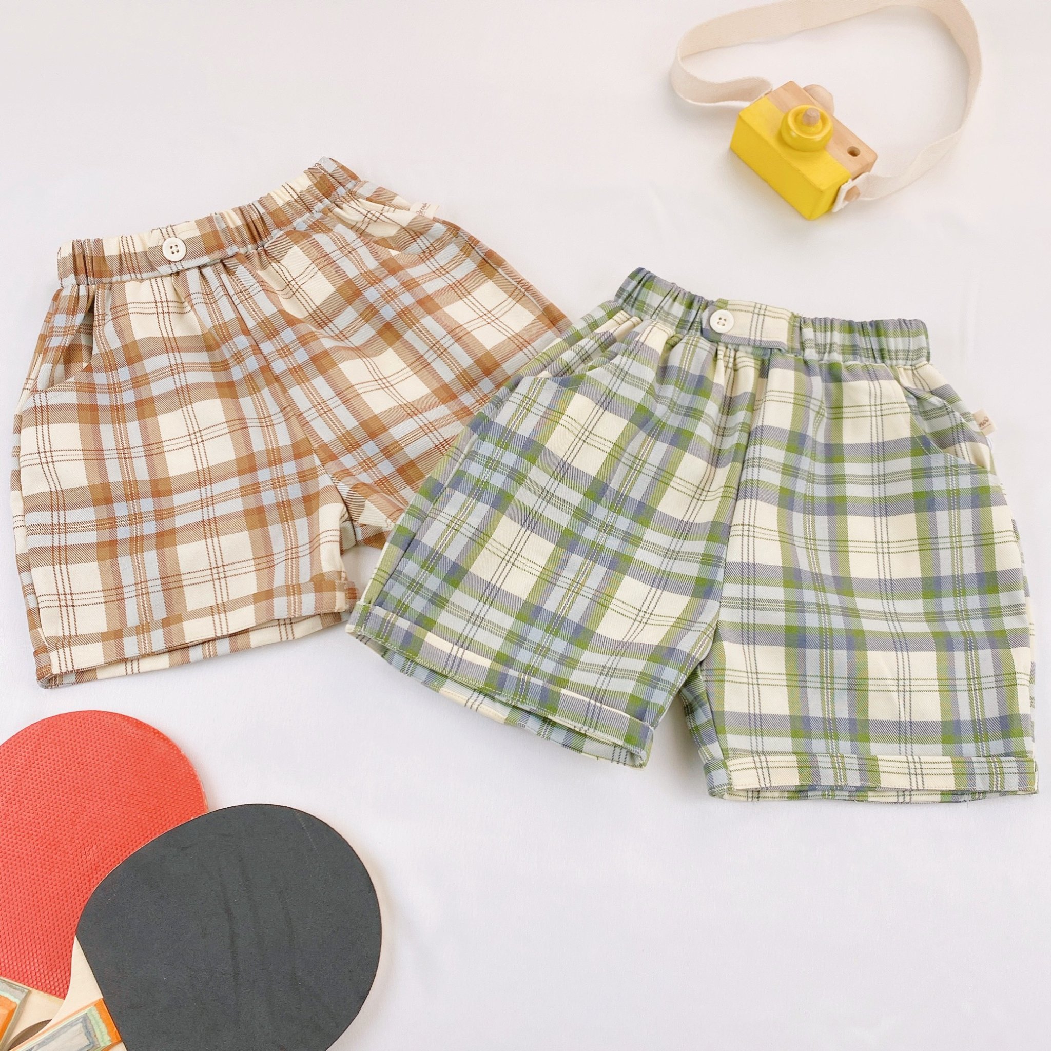 [quần caro vintage dành cho bé trai từ 9-23kg