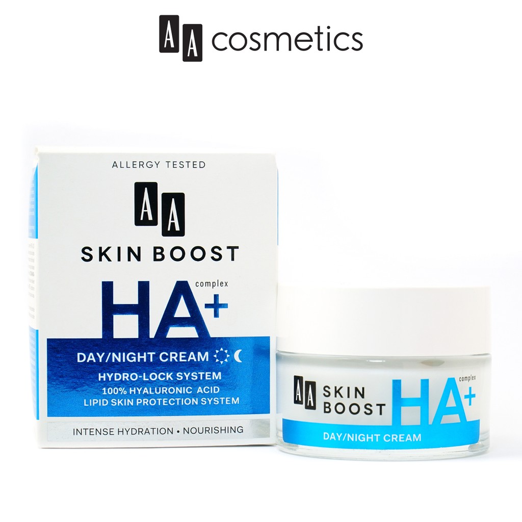 Kem dưỡng ẩm aa skinboost ha+ của aa cosmetics châu âu