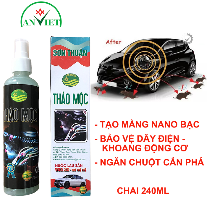 Xịt chống chuột ô tô bảo vệ động cơ và thiết bị điện; Hiệu lực kéo dài 6 tháng sau mỗi lần xịt; Chai xịt đuổi chuột; Xịt chống chuột cắn dây điện trên ô tô; chai xịt chống chuột ô tô