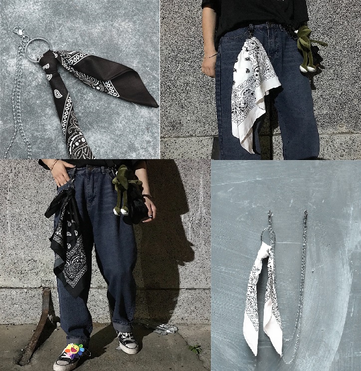 Dây xích chain kèm khăn badana DXK09