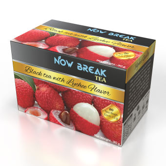 Trà Vải Now Break Tea, 30g ( 20 túi trà )