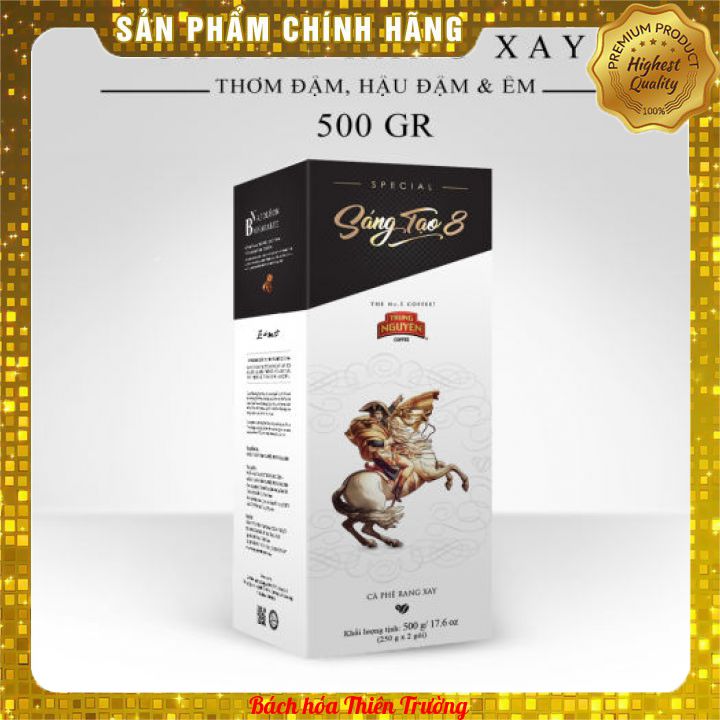 Cà phê Trung Nguyên SÁNG TẠO 8 - Hộp 500g