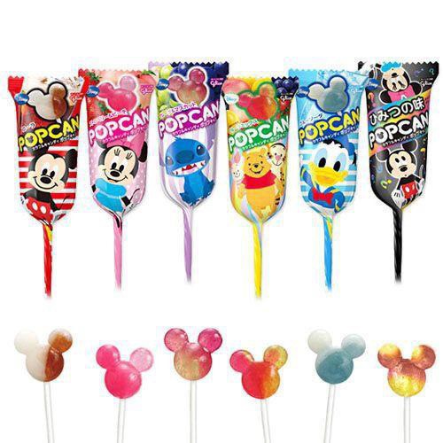 Kẹt mút Popcan Glico Nhật Bản, kẹo mút nhân vật hoạt hình Disney cho bé