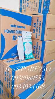 THÙNG 300 CÁI KHẨU TRANG KF94 4D- HOÀNG DŨNG - UNIMASK TUỲ MÀU