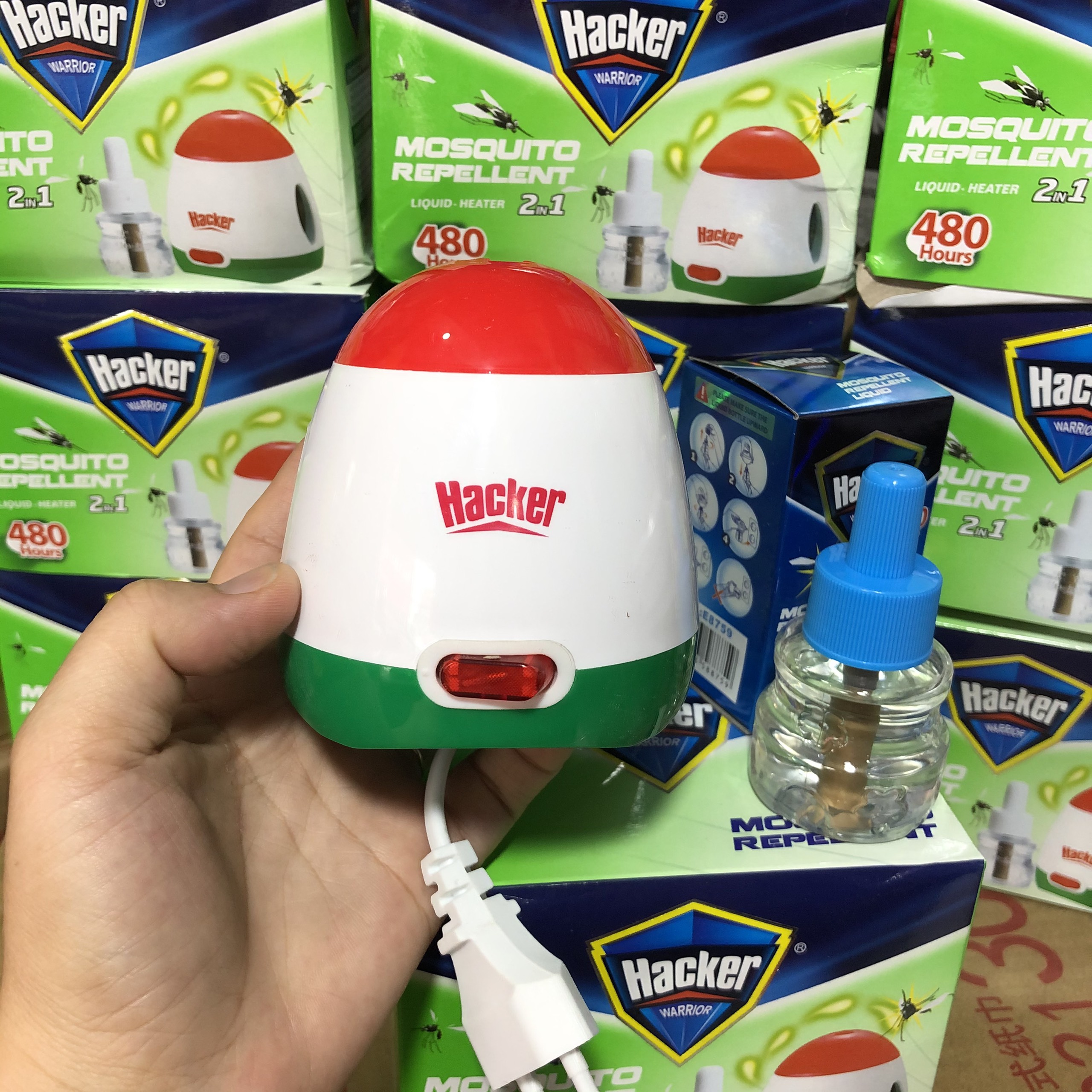 Máy đuổi muỗi đèn đuổi muỗi thái lan JIPLAI tặng lọ tinh dầu đuổi muỗi