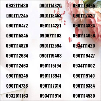 Sim Mobifone 10 số sim đẹp 2021