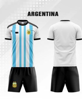 Baxusport_Bộ quần áo bóng đá Đội Tuyển Argentina sọc mẫu wc 2022