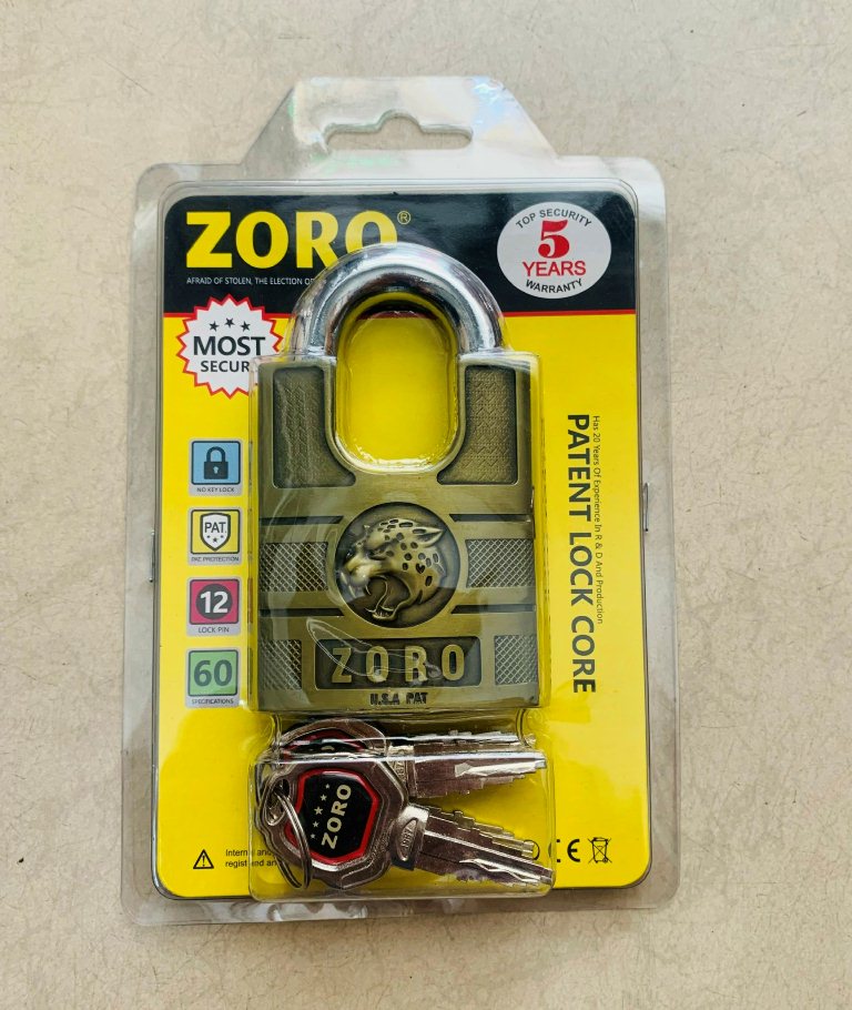Ổ khóa ZORO 6 phân chống cắt đầu con báo