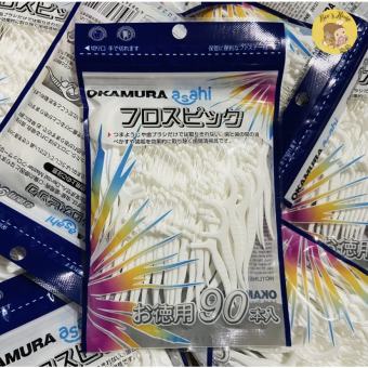 Tăm kẽ chỉ nha khoa Okamura Nhật Bản gói 90 cây