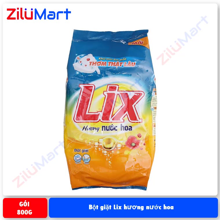 Bột giặt Lix hương nước hoa loại 800g