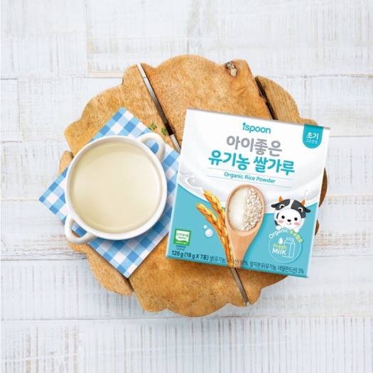 Bột cháo ăn dặm hữu cơ Ispoon Hàn quốc cho bé từ 4 tháng