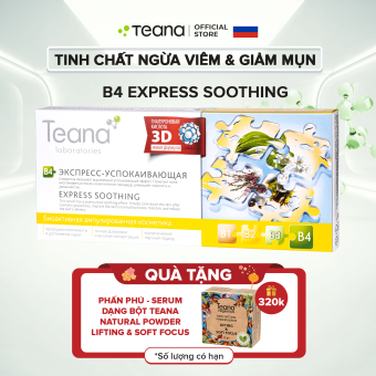 Serum Teana B4 express soothing giảm mụn, làm dịu và phục hồi da