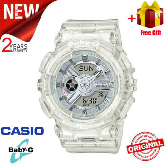 Đồng Hồ Thể Thao Nữ Baby G BA110 Chính Hãng Hiển Thị Thời Gian Kép Đèn LED World Time Chống Nước Và Chống Nước Chống Sốc 100M Đồng Hồ Đeo Tay Thể Thao Nữ Với BA-110CR-7A Bảo Hành 2 Năm - Pin trọn đời