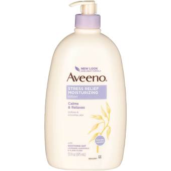 Dưỡng thể giữ ẩm da mùi oải hương & tiểu cúc AVEENO Active Naturals Stress Relief Moisturizing Lotion 354ml/532ml/975ml (Mỹ)