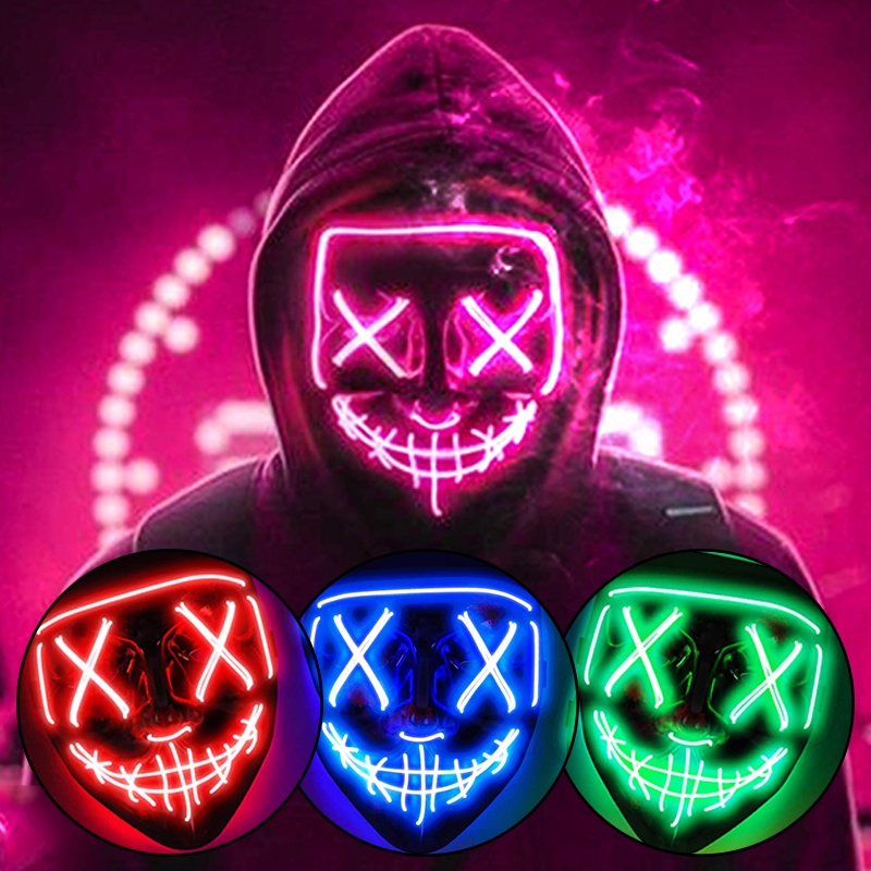 neon face mask