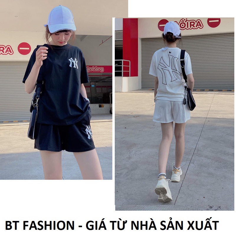 Đồ Bộ Áo Thun Nữ + Quần Đùi Sọt Thun Nữ Thời Trang  - BT Fashion (NY) - AT10