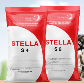 3kg Cám STELLA 43% Đạm Nổi - Thức Ăn Cá Koi , Kích Ăn Cho Cá 3 kg Cám stella