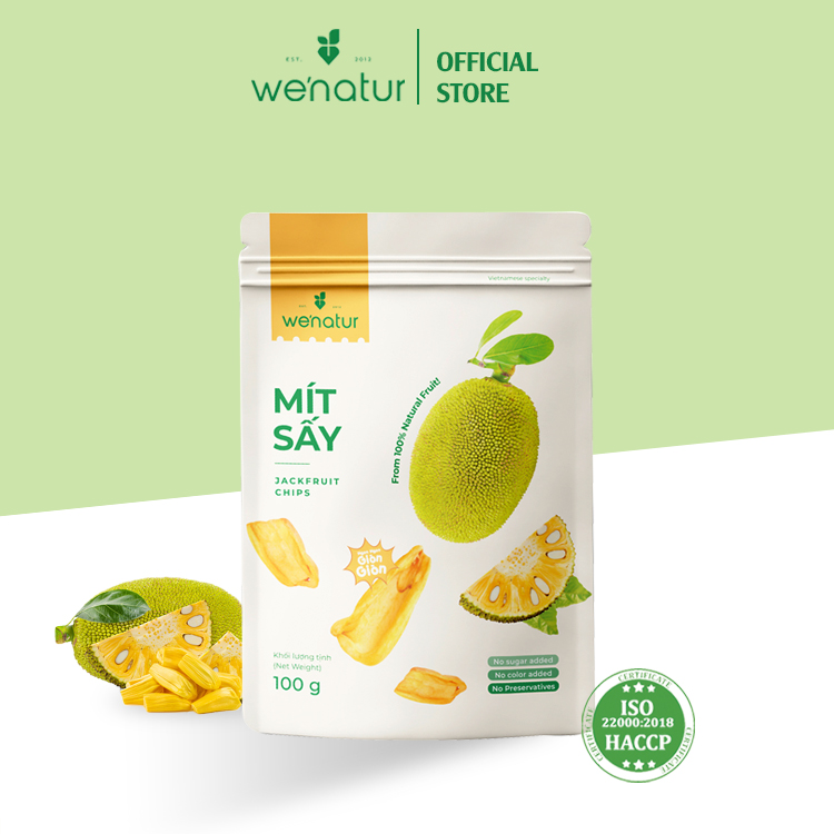 Mít sấy giòn không đường we'natur 100g