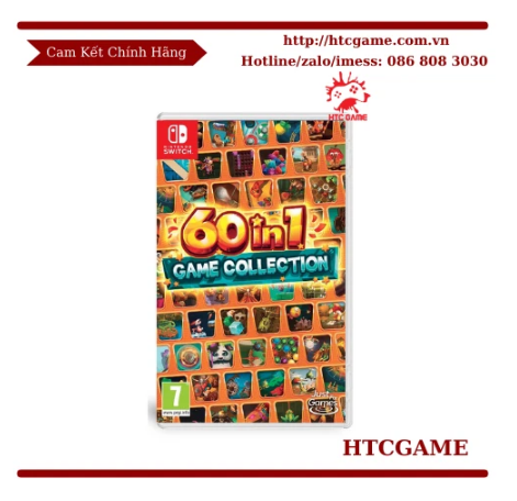 Thẻ game 60 in 1 Game Collection dành cho Nintendo Switch