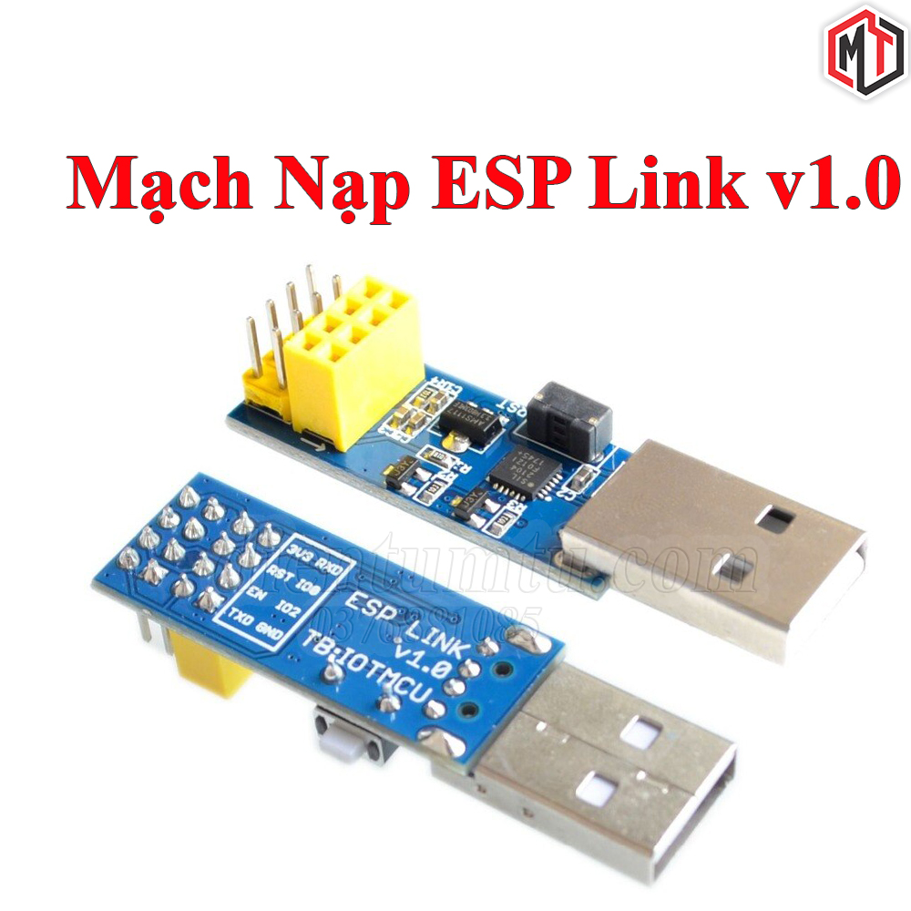 Mạch nạp và giao tiếp usb uart esp8266 esp-01 esp-01s esp link v1.0