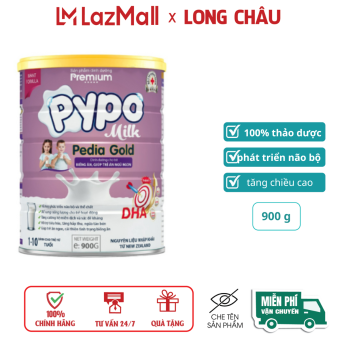 Sữa bột Pypo Milk 1-10 tuổi Hộp 900g dành cho trẻ biếng ăn