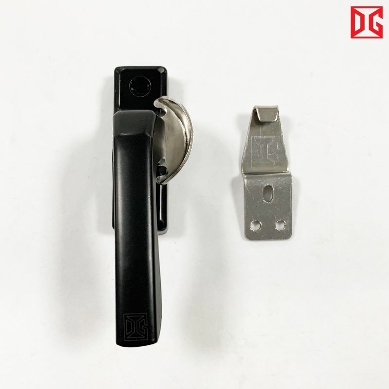 Khóa chốt sò cửa lùa t01, khóa bán nguyệt đổi được chiều