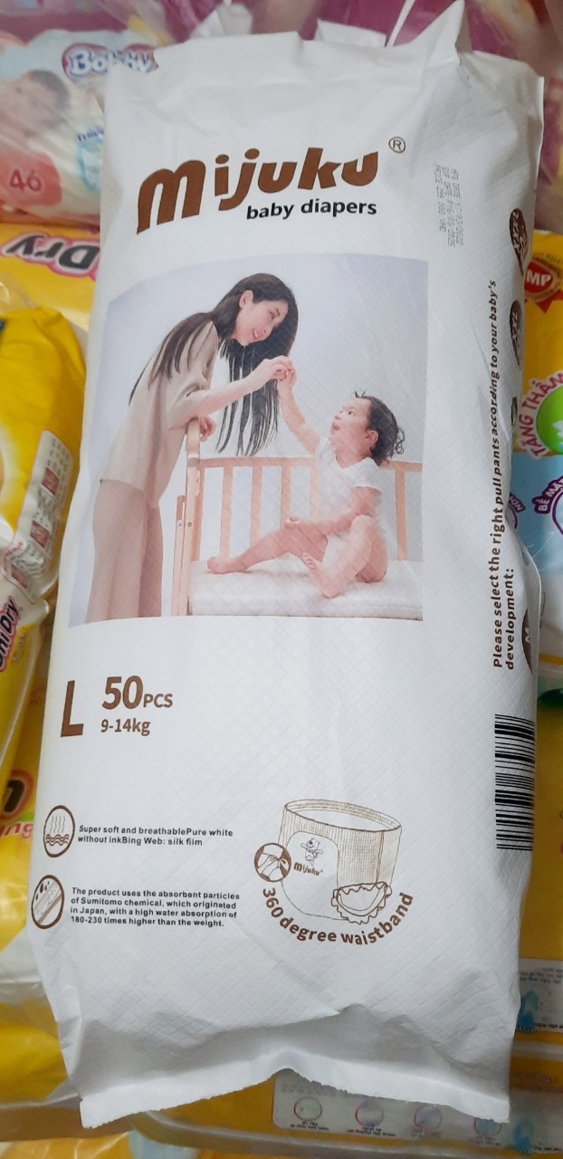 Tã quần cao cấp Mijuku Nhật đủ size M/L/XL/XXL/4XL
