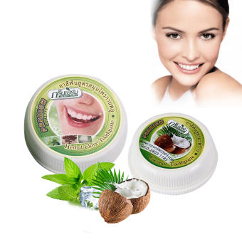 Natural Rasyan Herbal Clove Thái Lan Kem Đánh Răng Kem Đánh Răng Làm Trắng Răng Loại Bỏ Hôi Miệng Dentifrice Tooth Paste 10G Bột