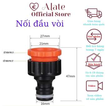Đầu Nối Nhanh Nguồn Nước, Nối Nhanh Dây Nước Tại Đầu Vòi, Ren Trong Phi 21 và 27, Sản Phẩm Của Lionking-Tonydx