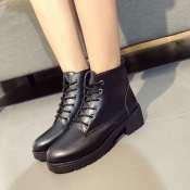 Comfortable Korean Student Martin Boots for Women (with brand name)