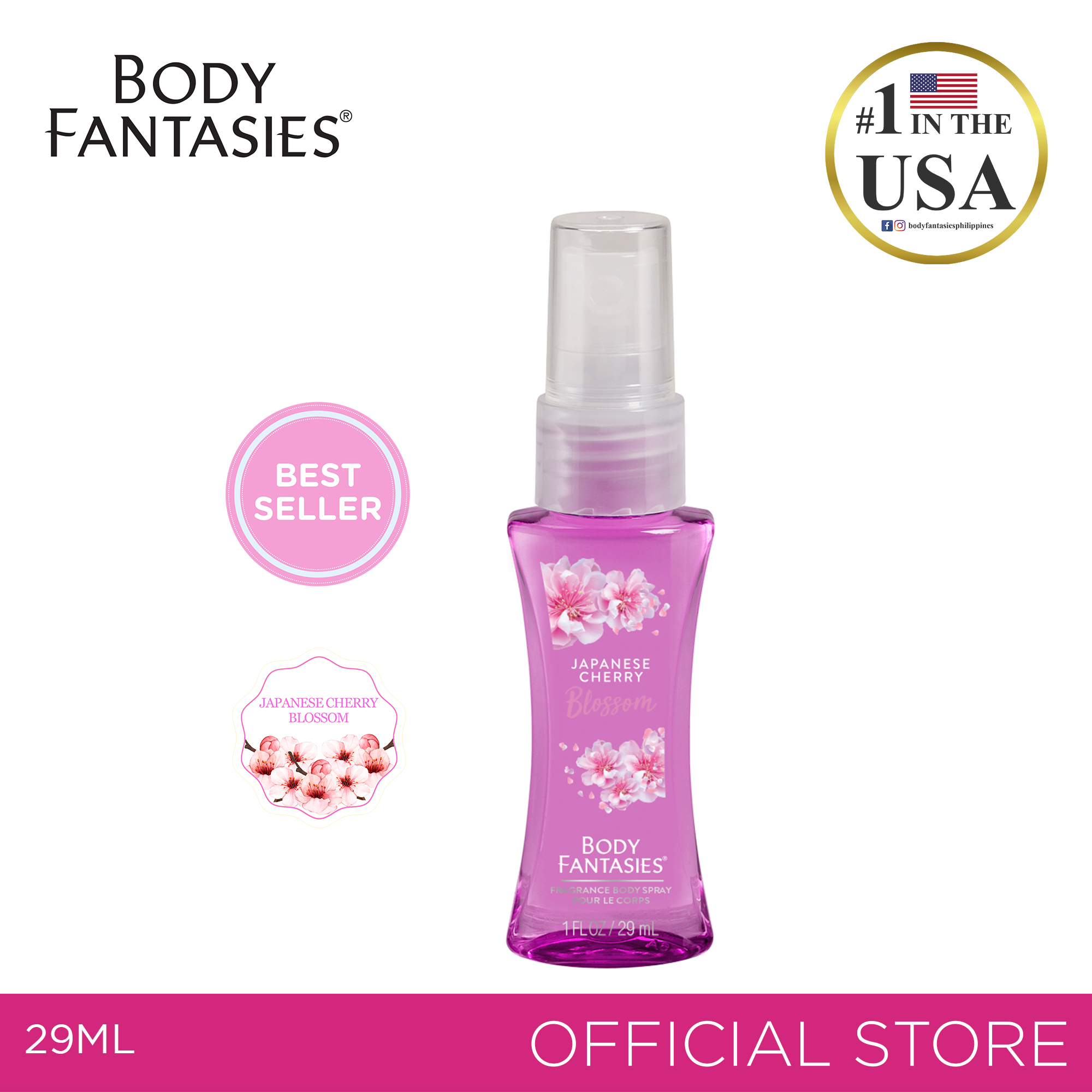 Body fantasies japanese cherry blossom hot sale