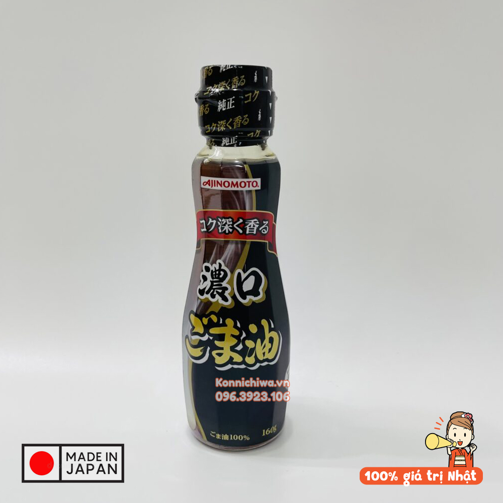 Dầu mè đen nguyên chất Ajinomoto Nhật 160g