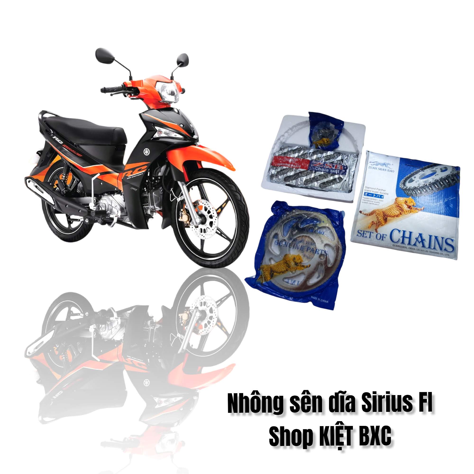 Nhông sên dĩa sirius fi/taurus