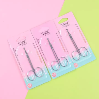 Kéo Cắt Lông Mũi Kéo Tỉa Lông Mũi Kéo Cắt Mi Kéo Tỉa Lông Mày Cao Cấp Không Gỉ