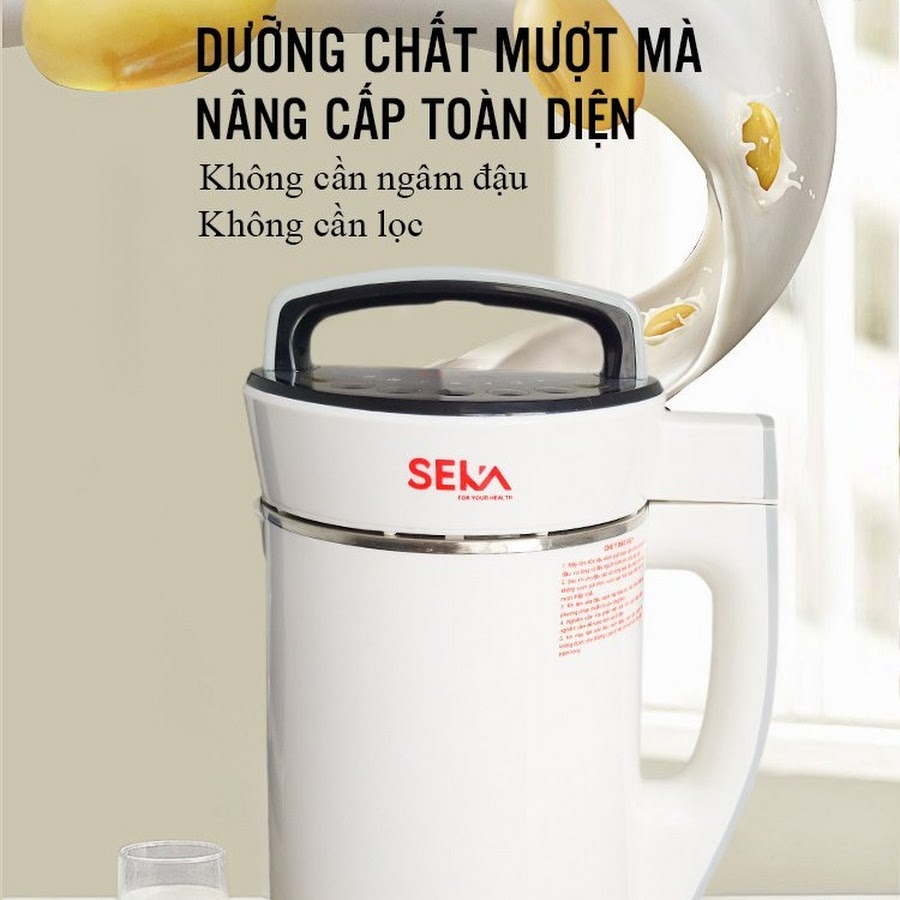 Máy làm sữa hạt SEKA Công nghệ Đức ,Máy xay nấu đa năng, Máy làm sữa hạt đa năng SEKA ,máy nghiền đa năng, máy xay đa năng, máy làm sữa hạt, tiện lợi an toàn dễ sử dụng bảo vệ sức khỏe gia đình bạn hàng cao cấp BH 12 THÁNG