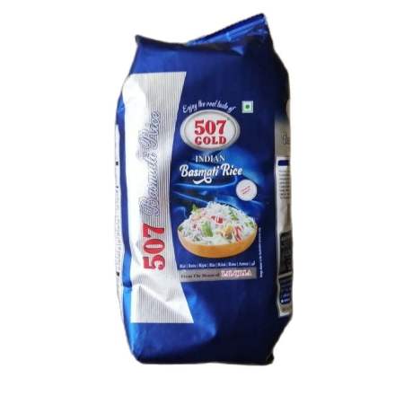 Gold Indian Basmati Rice - Easy Preparation, Free Instructions (Brand: 507)