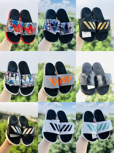 Dép alphabounce adidas ♥️freeship +hộp♥️ quai ngang nam nhiều màu 1:1