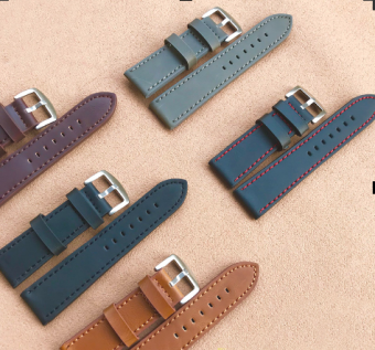 Dây Đeo Đồng Hồ, Dây Đeo Bằng Da Thật Chất Lượng Cao, Da Thể Thao Dây Đeo Cổ Tay Phụ Kiện Vòng Đeo Tay Tái Trang Bị Đồng Hồ Nói Chung Dây Đeo 18mm20mm22mm24mm
