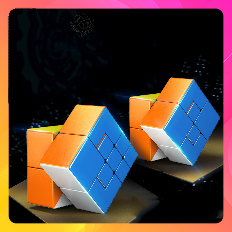 Rubik biến thể 2x2 puppet cube - rubic ma thuật biến dạng - ru bíc moyu meilong - rubick kiểu dáng đẹp, nâng cao