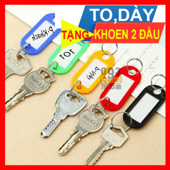 Combo 10 Móc Khóa Móc Treo Chìa Khóa Thẻ NhớThẻ Đánh Dấu Chìa Khóa Móc Chìa Khóa Móc Khóa Cặp Đôi Móc Khóa Hành Lý